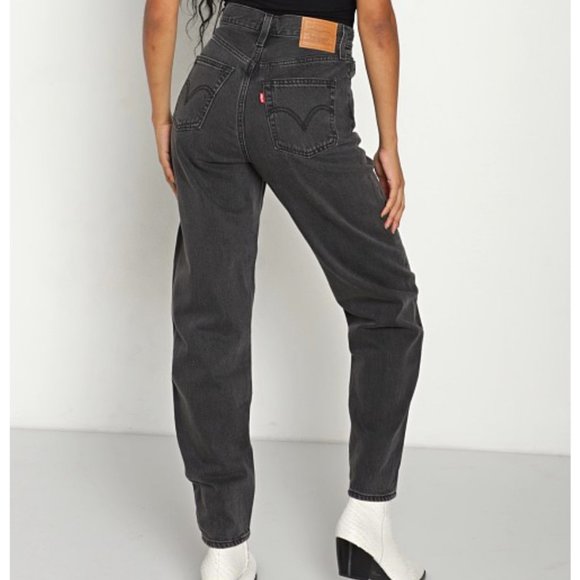 Levi's Denim - Levi's 512 High Rise Tapered Leg Washed Black 24
